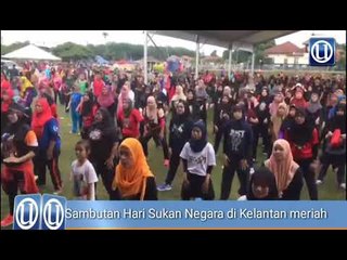Sambutan Hari Sukan Negara di Kelantan meriah