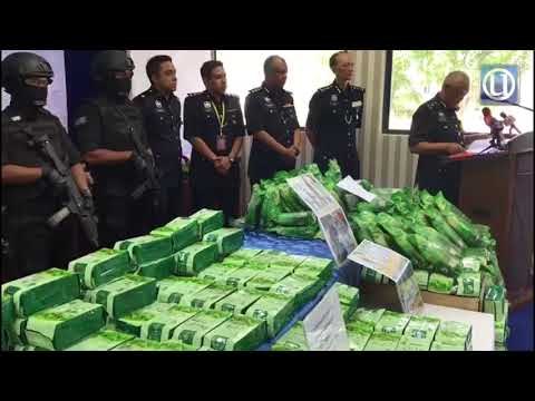 Ketamin 254 kg dirampas