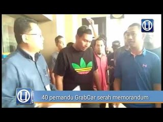 40 pemandu GrabCar serah memorandum