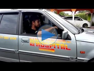 Pemuda tawar kereta percuma untuk ulang alik ke hospital