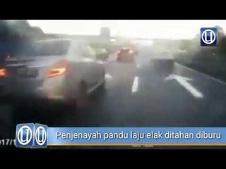Penjenayah pandu laju elak ditahan diburu