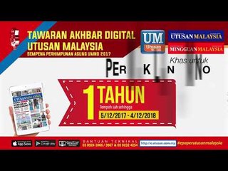 Langganan e-paper percuma kepada perwakilan UMNO, pengunjung