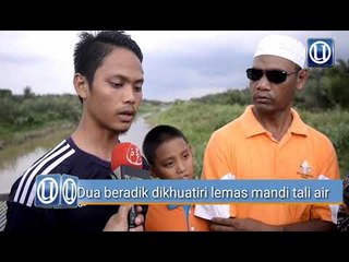 Download Video: Dua beradik dikhuatiri lemas mandi tali air