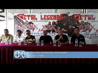 Sidang akhbar Konsert Cromok dan XPDC pada 3 Februari 2018
