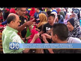 1,000 ekor ayam percuma untuk warga tentera di Kem Desa Tun Hussein Onn