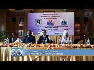 Sidang akhbar Charity Gala Dinner, A Night of Hope NADI