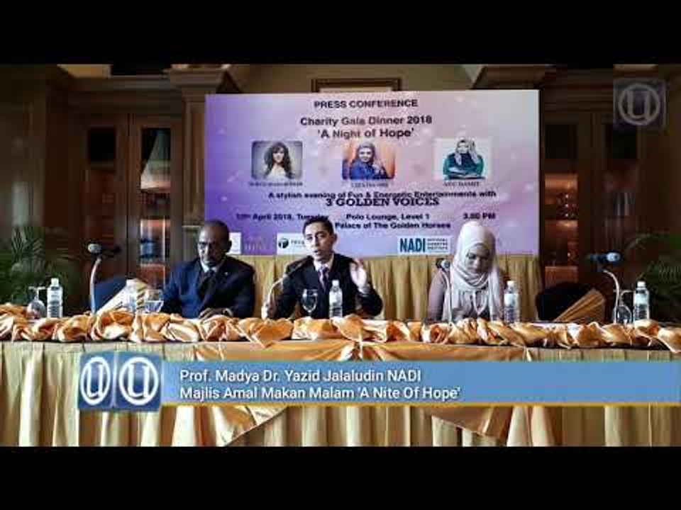 Sidang akhbar Charity Gala Dinner, A Night of Hope NADI