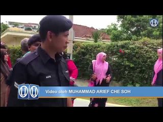 Mas Ermieyati tiba di kediaman bekas PM