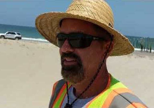 Semi Truck Gets Stuck on the Beach in the Outer Banks