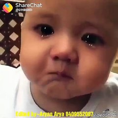 small child is very sad