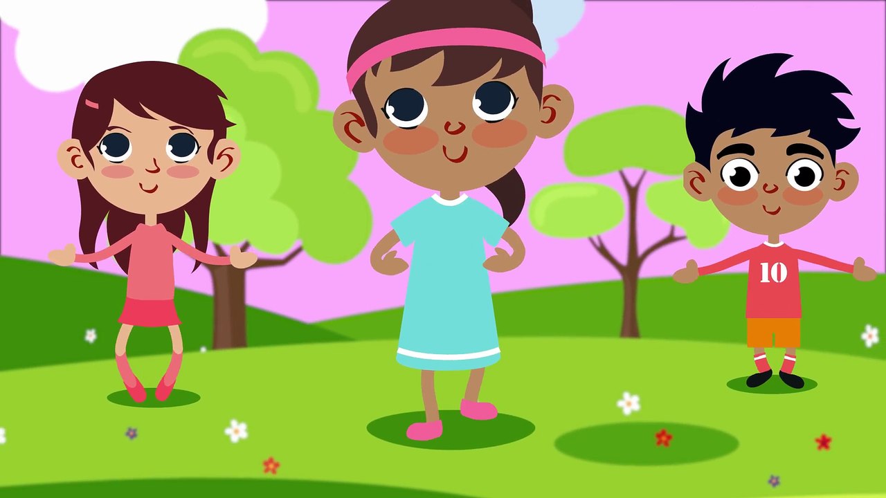 Head Shoulders Knees and Toes - Exercise Nursery Rhymes Action KIDS Songs