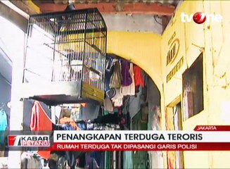 Istri Terduga Teroris Beraktifitas Seperti Biasa