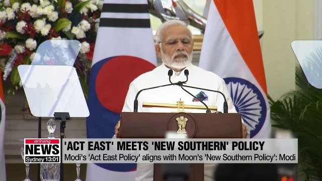 Moon wraps up India visit; takes S. Korea, India economic, strategic ties to new levels