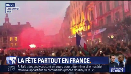 Marseillaise dans le métro, klaxons, clapping… vos images de la fête partout en France