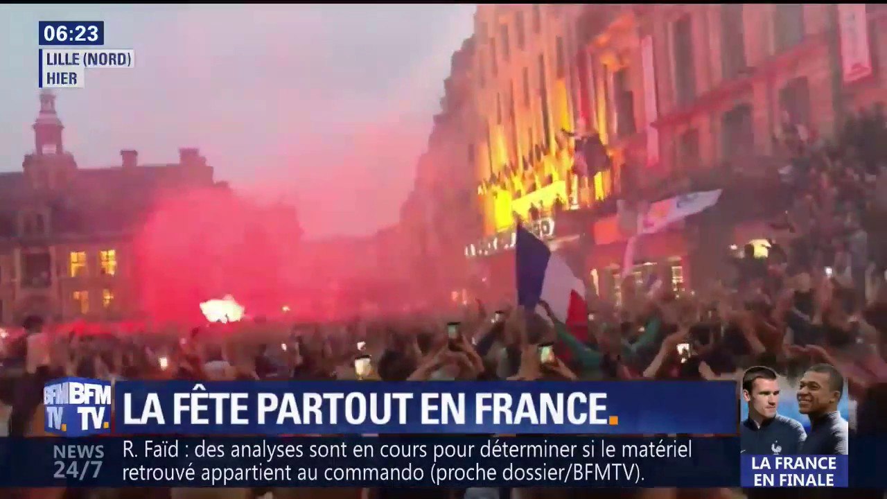 Marseillaise dans le métro, klaxons, clapping… vos images de la fête partout en France