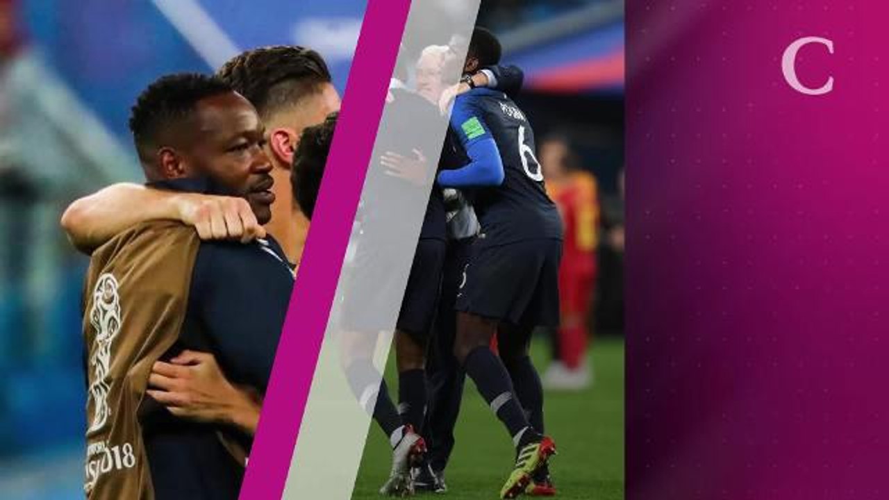 PHOTOS. Coupe du monde 2018 : l'incroyable explosion de joie des Bleus après la victoire contre la Belgique
