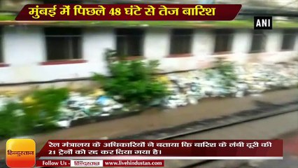 Mumbai Rains Live Updates Navy helps evacuate stranded commuters at Nallasopara