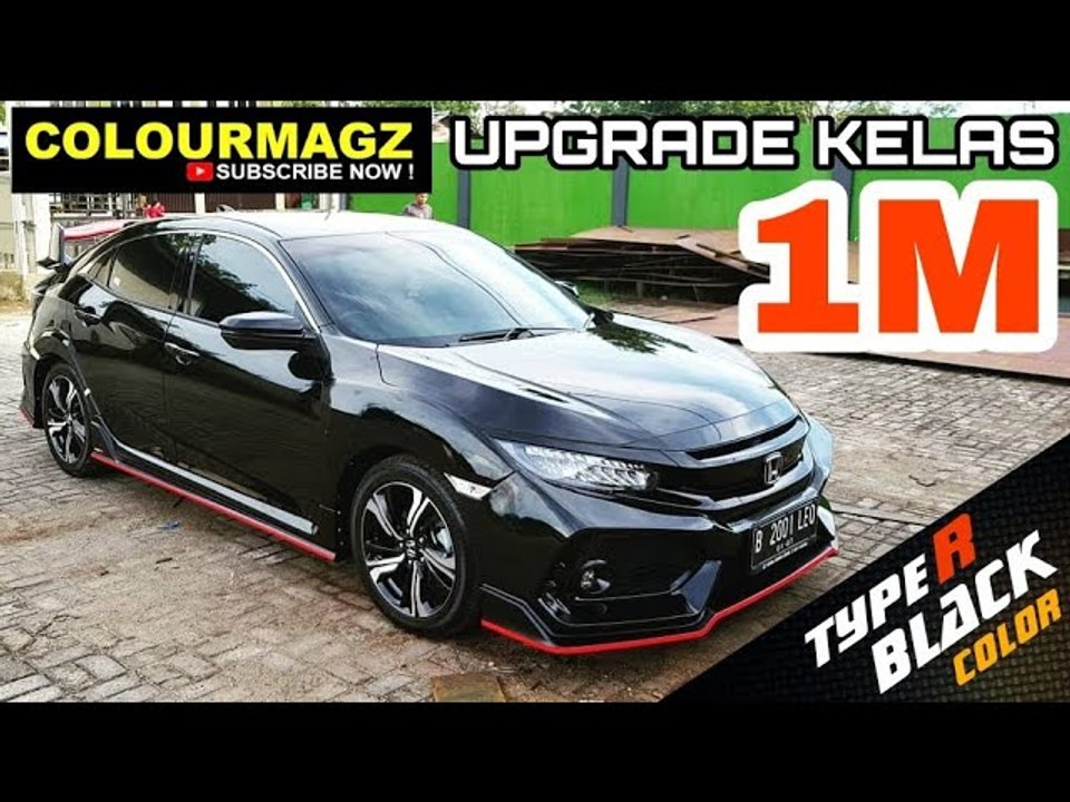 BODYKIT Civic Hatchback TypeR BLACK - Road to Bangka Belitung