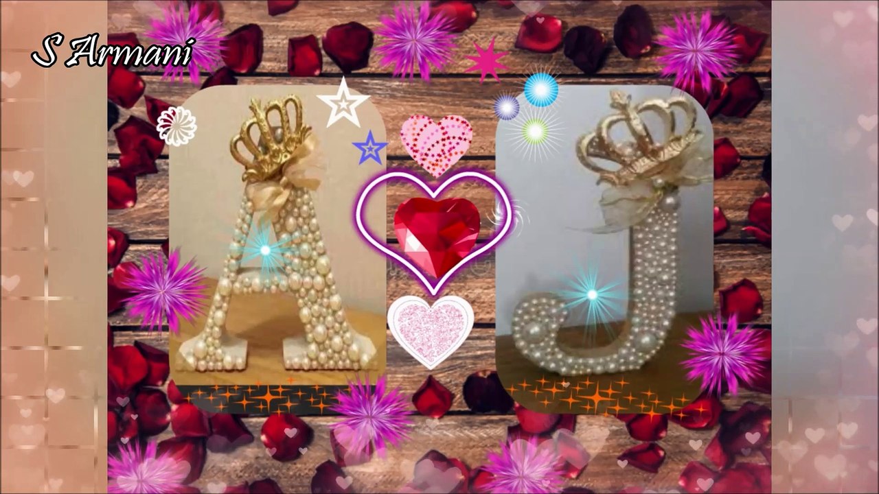 Letter A and J Whatsapp Status, Love status J and A, Ankhon mein Ansoo, image size:1280x720