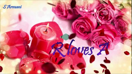 Whatsapp Status Letter A and R, Love Status Letter R and A Hua hai aaj