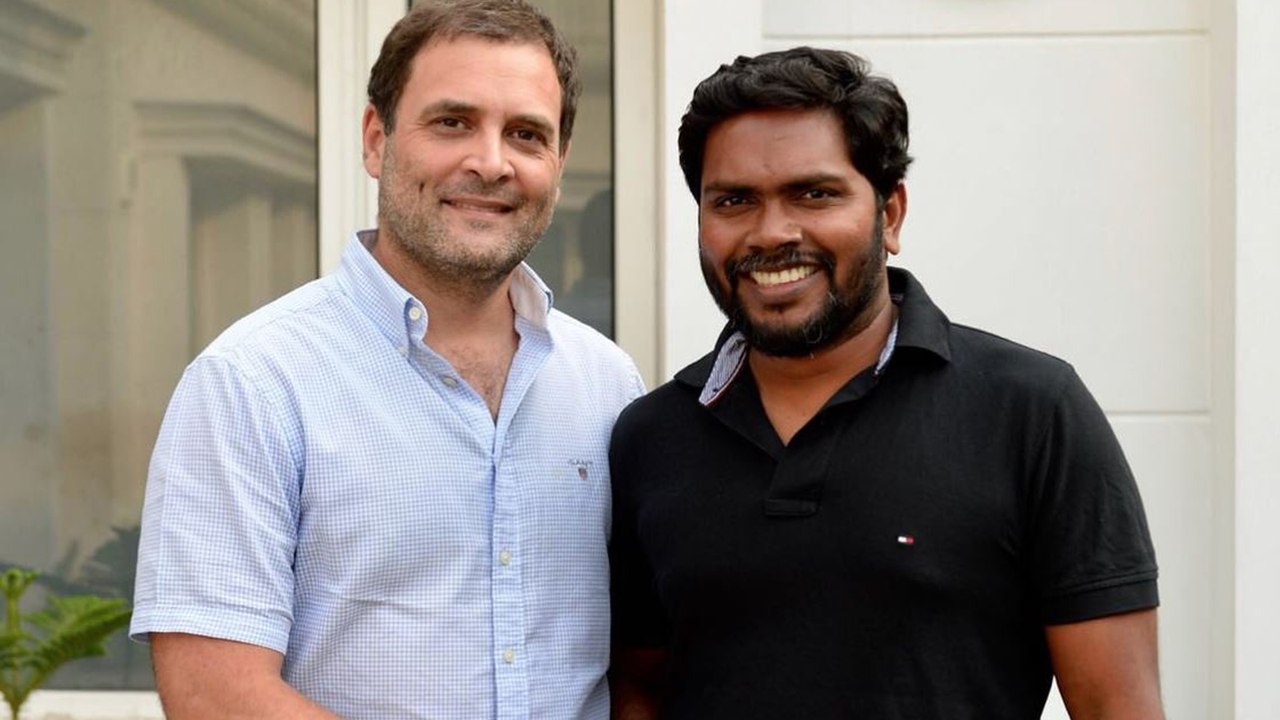 காங்கிரஸ் தலைவர் ராகுல் காந்தியை இயக்குனர் ரஞ்சித் சந்திப்பு- வீடியோ