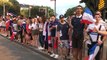 Coupe du monde 2048. Scènes de liesse devant la mairie de Saint-Nazaire après la victoire de la France