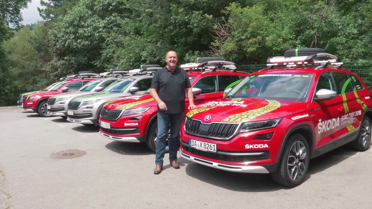 Im Skoda Kodiaq Scout von Sofia nach Skopje - Skoda Euro Trek 2018