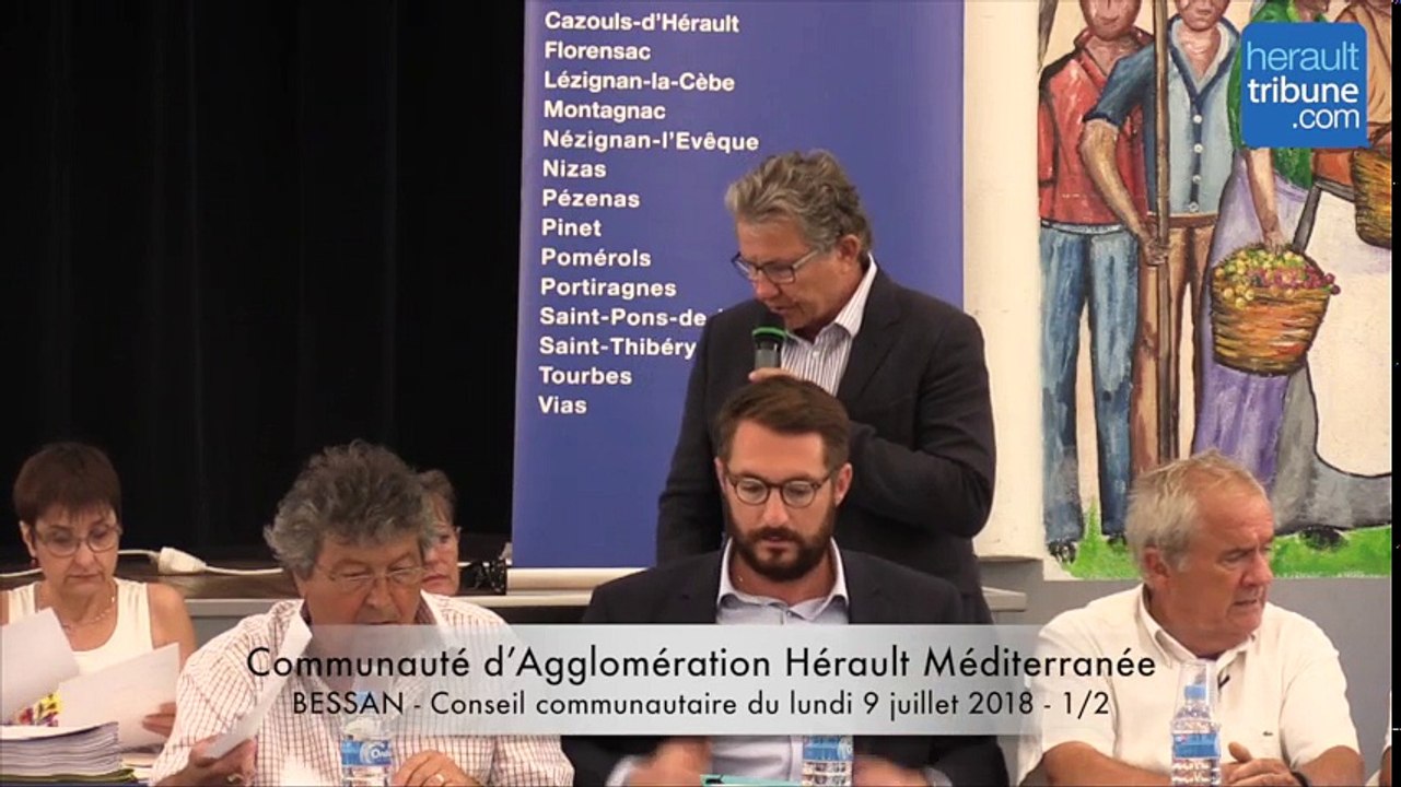 CONSEIL COMMUNAUTAIRE Communauté d'Agglomération Hérault Méditerranée du 9 juillet 1-2