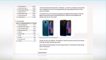 Samsung Galaxy S9 & S9+ Rilis Februari 2018?