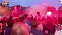 Les Bleus en finale : Feu d'artifice et scènes de liesse sur les Champs-Elysées (vidéo)