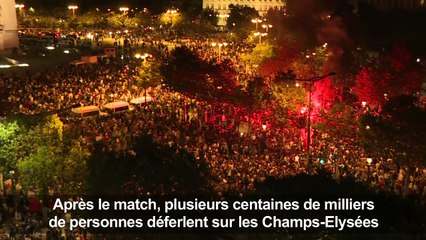 Les Bleus sont en finale ! Paris explose de joie