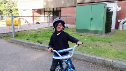 Austin Learns to Ride a Bike (Last Vlog!) | Austin Vlog | HiHo Kids