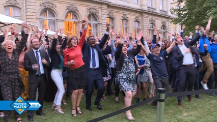 Demi-finale de la coupe du monde : les jardins du président de l’Assemblée transformés en fan zone