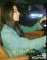 نادين نسيب نجيم ترقص أثناء قيادة السيارة