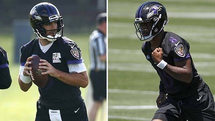 If you're a Ravens WR, which QB do you want to play with?