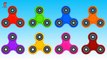 Learn Colors with Fidget Spinner Toy - Learn Fruits Images with Name - Preschool Kids Learning Vid