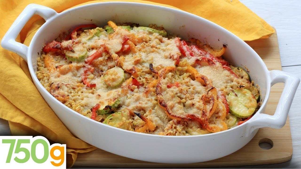 Gratin de légumes du soleil au blé et parmesan - 750g