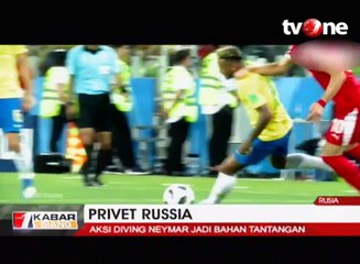 Olok-olok Aksi Diving Neymar Makin Mendunia