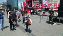 Ömer Halisdemir'in heykeli Taksim Meydanı'nda - İSTANBUL