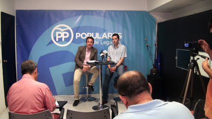 Rueda de prensa del PP de Leganés del 11 de julio de 2018