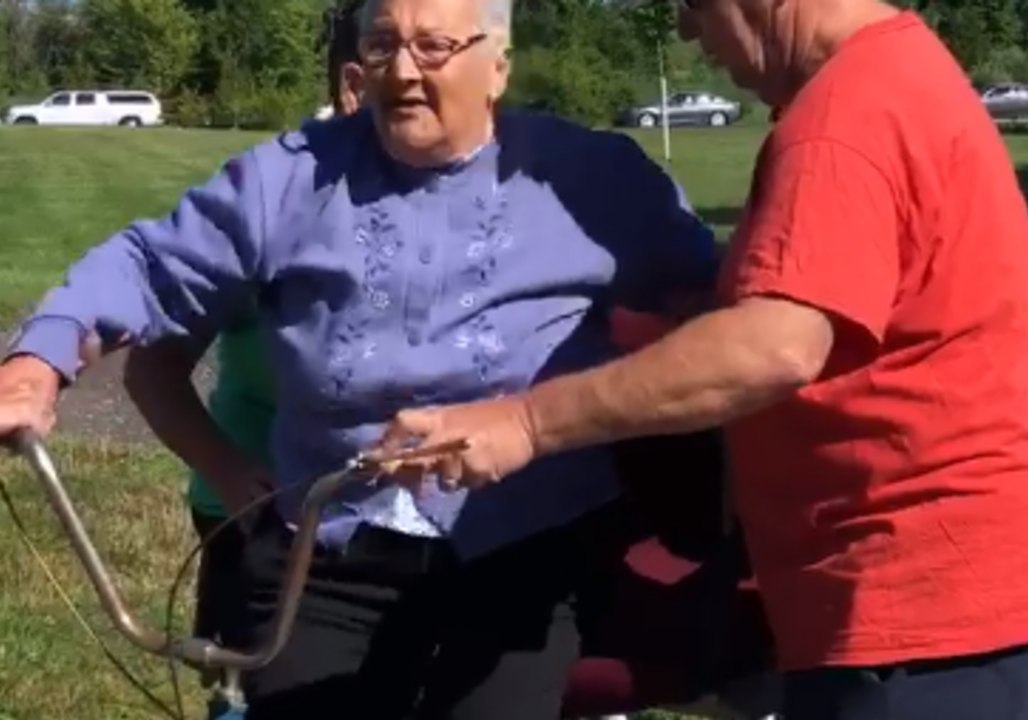 Man Customizes Tricycle to Surprise His 88-Year-Old Grandma With Very First Bike Ride