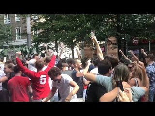 Fans In Southwark Celebrate Maguire's Goal - Sweden v England - Russia 2018 World Cup