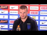 Eric Dier Pre-Match Press Conference - England v Croatia - World Cup Semi-Final - Embargo Extras