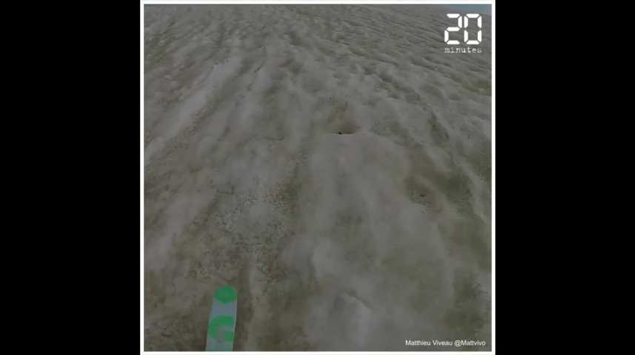 Il skie dans les Pyrénées... au mois de juillet