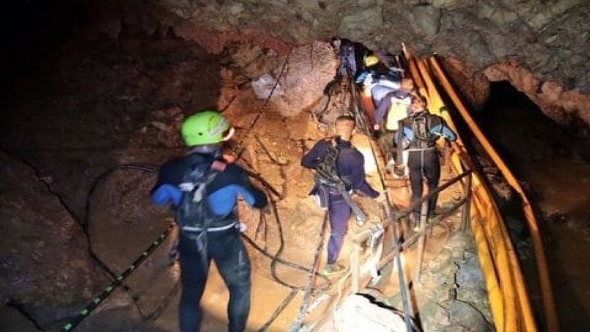 Boys and Coach Rescued from Cave in Thailand