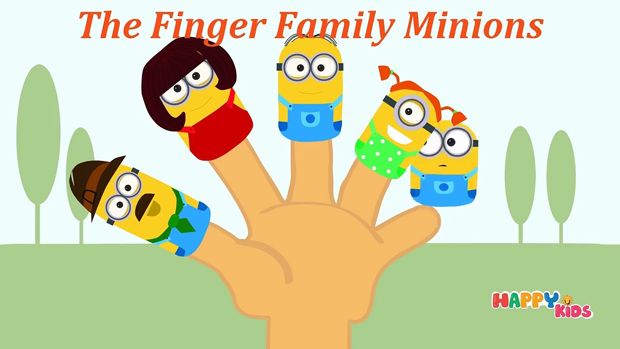 Finger Family Minions Song for Kids