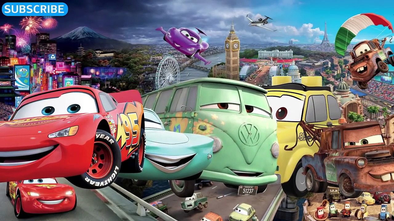 DADDY FINGER SONG DISNEY CARS TOYS VIDEOS FOR KIDS