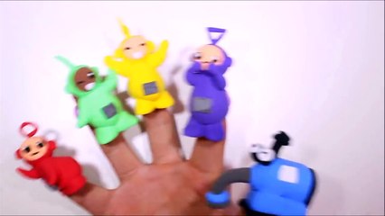 Teletubbies Finger Family Song with Play Doh Nursery Rhyme