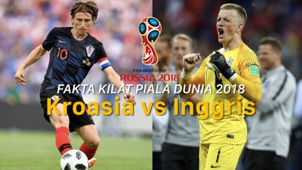 Fakta Kilat Semifinal Piala Dunia 2018: Kroasia Vs Inggris