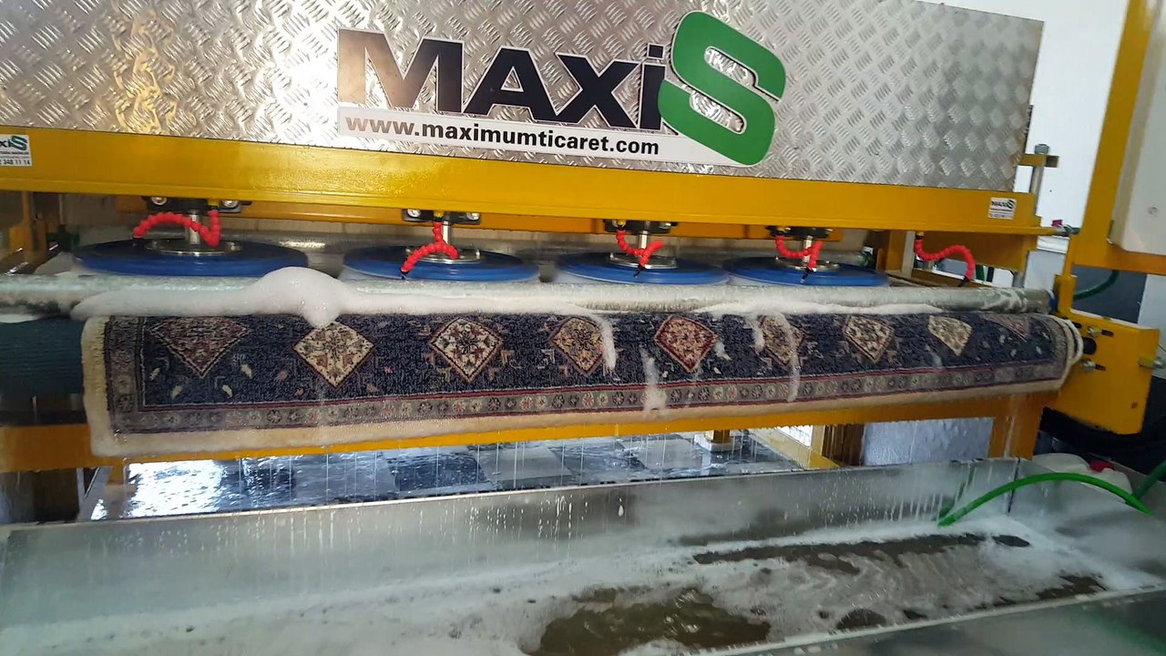 otomatik halı yıkama makinası,halı sıkma makinası maxis